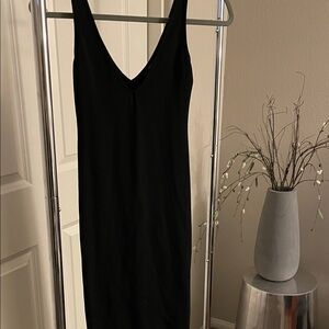Forever 21 Black Midi Dress